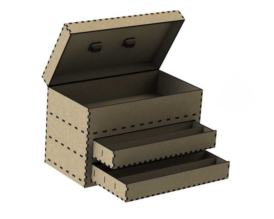 Intra απο ξύλο plywood 3mm-4mm πάχος – Ξύλινη Εργαλειοθήκη 40x40 cm INTRAVECTRY-MY551423