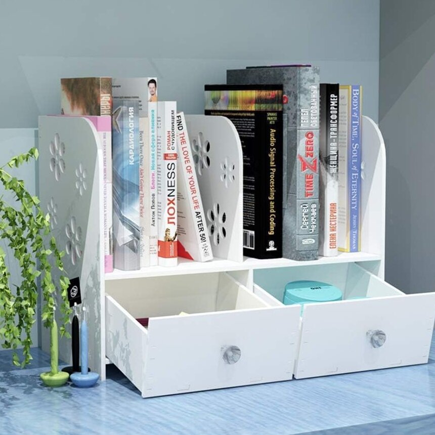 Intra απο ξύλο plywood 3mm-4mm πάχος – Οργάνωση γραφείου με ράφι και συρτάρια 10x10 cm INTRAVECTRY-MY552035