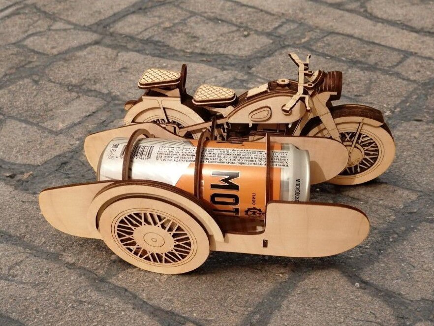 Intra απο ξύλο plywood 3mm-4mm πάχος – Δοχείο μπύρας μοτοσυκλέτας 30x30 cm INTRAVECTRY-MY544025