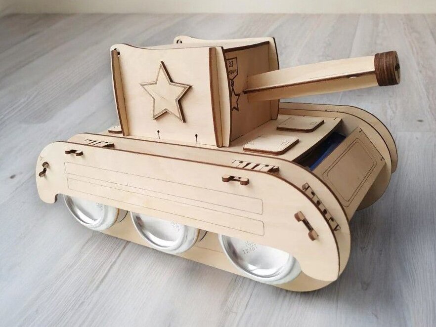 Intra απο ξύλο plywood 3mm-4mm πάχος – Θήκη μπύρας Tank 40x45 cm INTRAVECTRY-MY544822