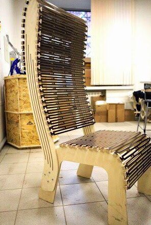 Intra απο ξύλο plywood 3mm-4mm πάχος – Ξύλινη καρέκλα ζωντανού μεντεσέ DXF ξύλο 40x45 cm INTRAVECTRY-MY552269