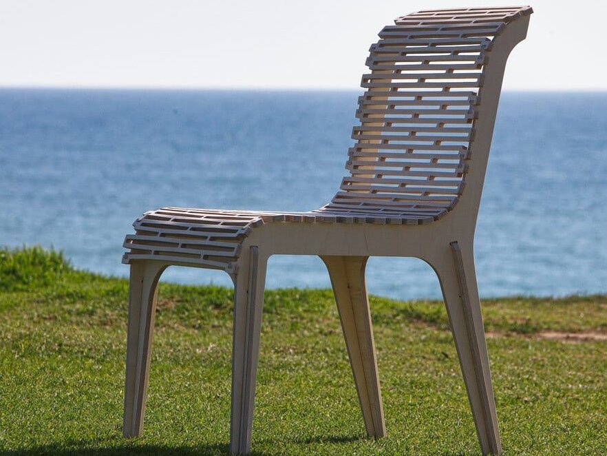 Intra απο ξύλο plywood 3mm-4mm πάχος – Ξύλινη καρέκλα Carta 40x45 cm INTRAVECTRY-MY554687