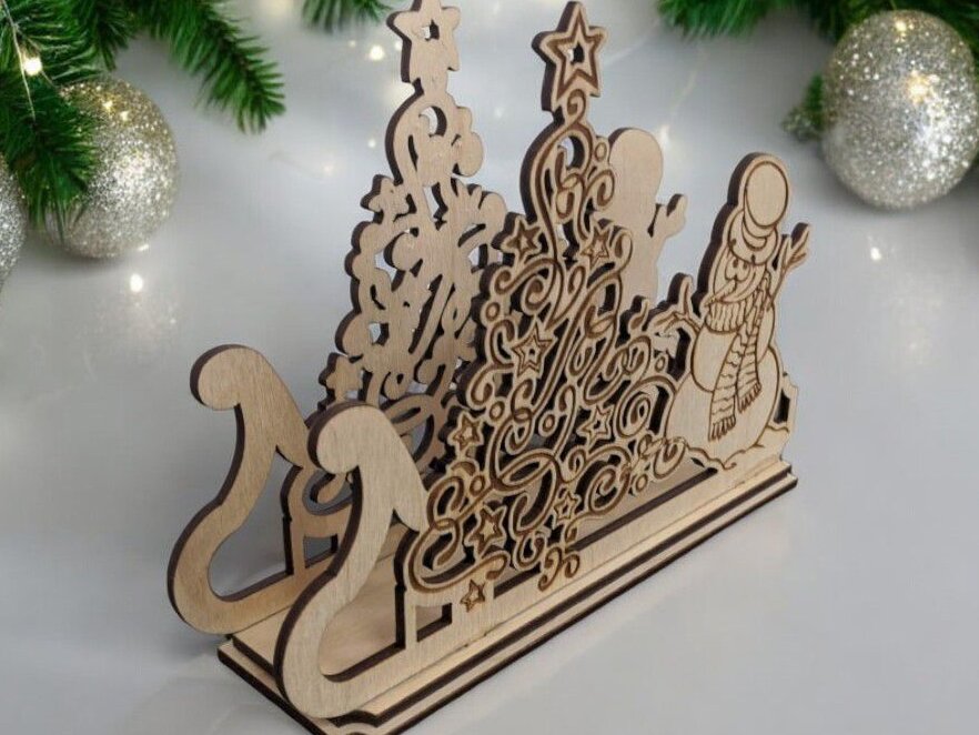 Σετ των 3 Intra απο ξύλο plywood 3mm-4mm πάχος – Θήκη για χαρτοπετσέτα Χριστουγέννων Θήκη για χαρτομάντηλα 20x20 cm INTRAVECTRY-MY542709