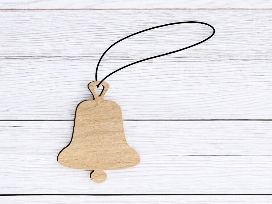 Σετ των 3 Intra απο ξύλο plywood 3mm-4mm πάχος – Ημιτελές ξύλινο μενταγιόν κενό κουδούνι στολίδι 25x25 cm INTRAVECTRY-MY542792