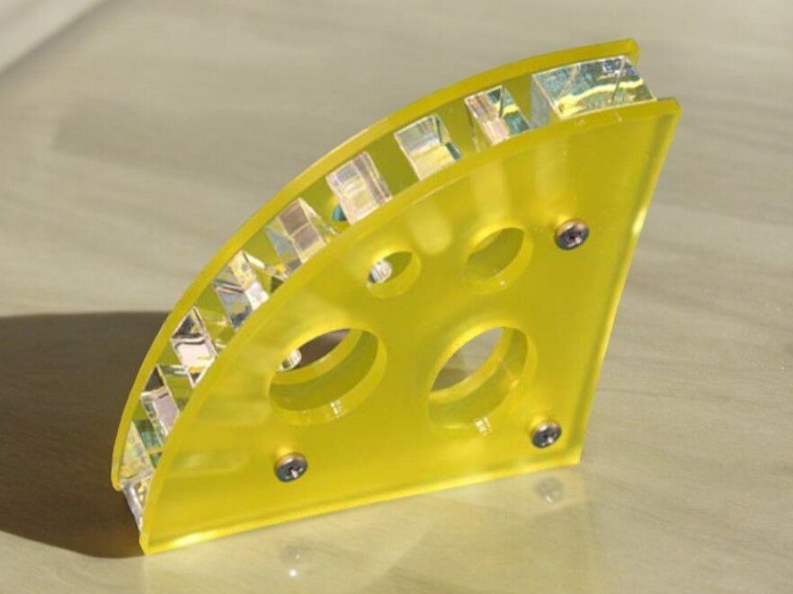 Intra απο ξύλο plywood 3mm-4mm πάχος – Ακρυλική βάση στήριξης μονάδας Flash με 8 θέσεις 15x20 cm INTRAVECTRY-MY552161