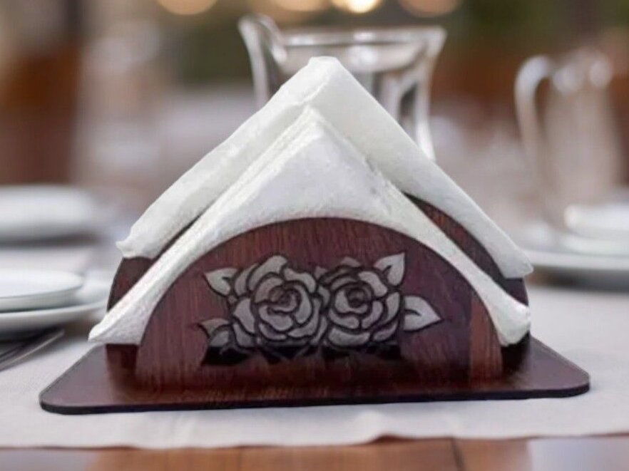 Intra απο ξύλο plywood 3mm-4mm πάχος – Ορθογώνια θήκη χαρτιού 50x60 cm INTRAVECTRY-MY544636