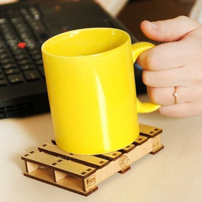 Intra απο ξύλο plywood 3mm-4mm πάχος – Μίνι σουβέρ Ξύλινης Παλέτας 45x50 cm INTRAVECTRY-MY544840