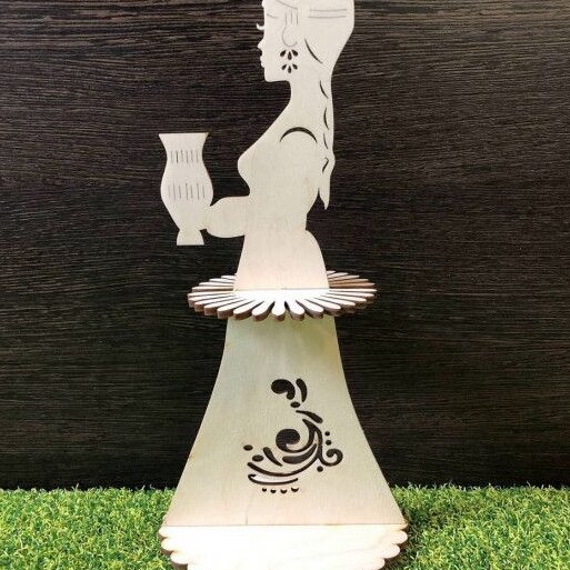 Intra απο ξύλο plywood 3mm-4mm πάχος – Φάκελος χαρτοπετσέτας για κορίτσια για καφετέριες, μπαρ και εστιατόρια 12x15 cm INTRAVECTRY-MY543440