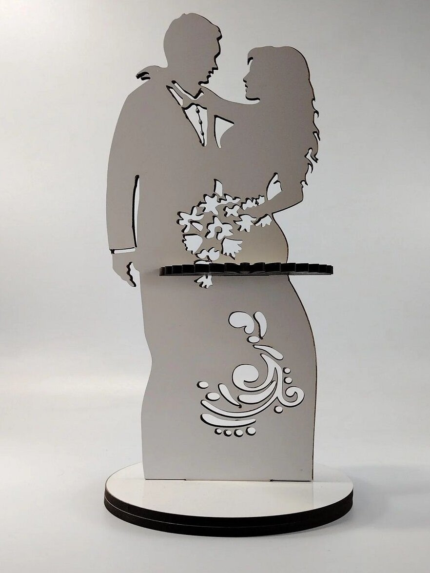 Intra απο ξύλο plywood 3mm-4mm πάχος – ξύλο θήκης χαρτοπετσέτας νύφης και γαμπρού 45x50 cm INTRAVECTRY-MY557714