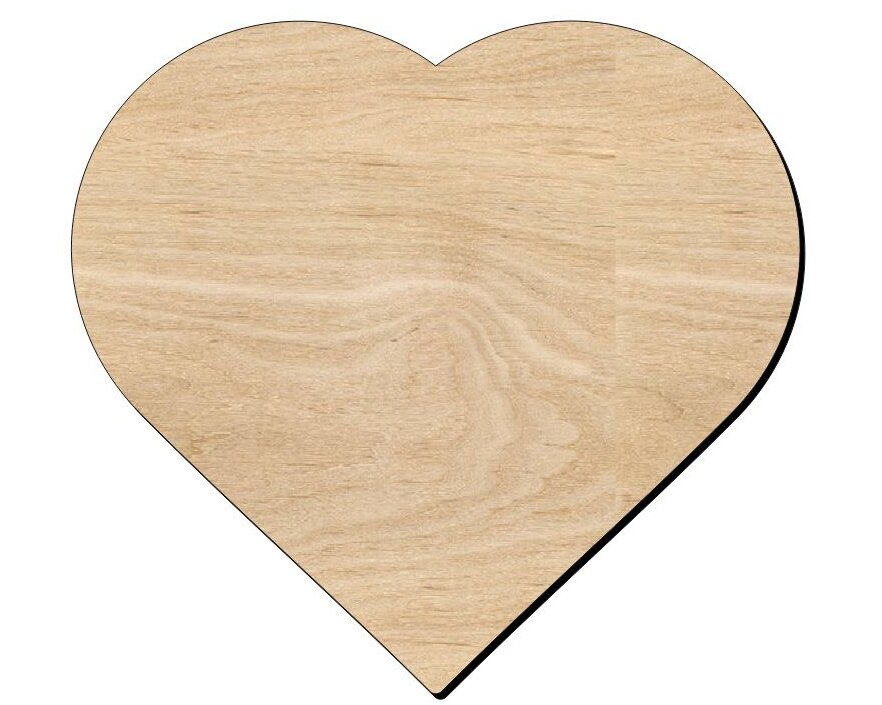 Σετ των 3 Intra απο ξύλο plywood 3mm-4mm πάχος – Φυσικό ημιτελές ξύλινο κούφωμα καρδιάς για το ξύλο δημιουργικών χόμπι 50x60 cm INTRAVECTRY-MY543081