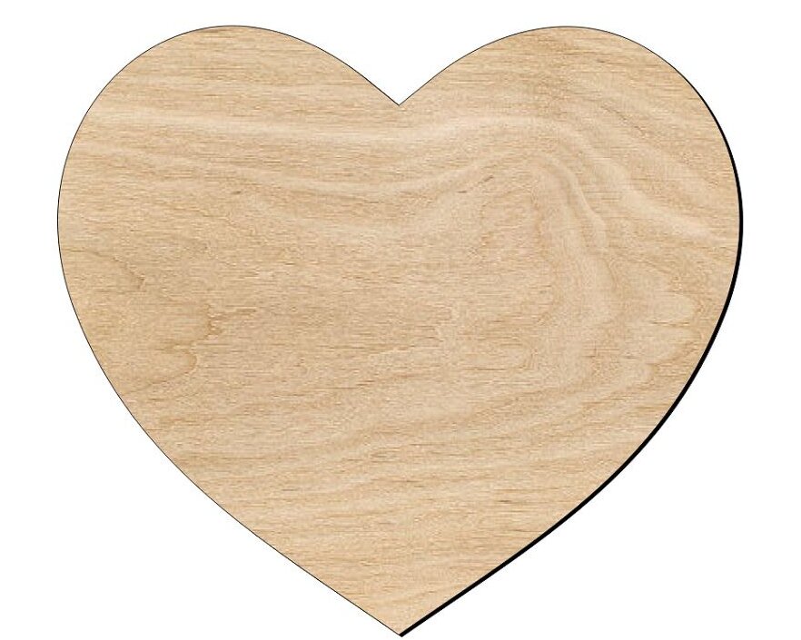 Σετ των 3 Intra απο ξύλο plywood 3mm-4mm πάχος – Ξύλινο κενό ξύλο σε σχήμα καρδιάς χειροτεχνίας 25x25 cm INTRAVECTRY-MY543084