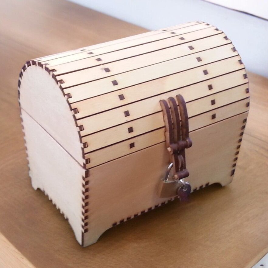 Intra απο ξύλο plywood 3mm-4mm πάχος – Κουτί αποθήκευσης Κασετίνα 25x25 cm INTRAVECTRY-MY545990