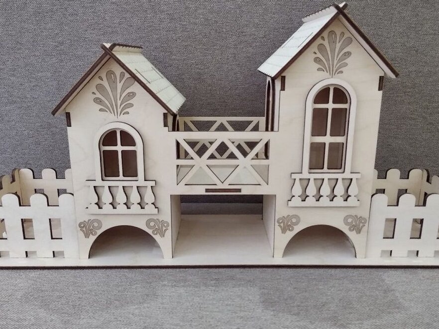 Intra απο ξύλο plywood 3mm-4mm πάχος – Τσάι Βίλα Σπίτι 40x40 cm INTRAVECTRY-MY557803