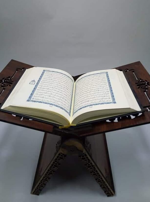 Intra απο ξύλο plywood 3mm-4mm πάχος – Ξύλινο Κοράνι Rehal με κουτί 30x30 cm INTRAVECTRY-MY543658