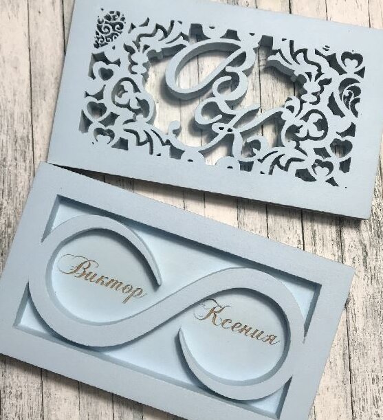 Intra απο ξύλο plywood 3mm-4mm πάχος – Infinity Ring Box 25x30 cm INTRAVECTRY-MY545946