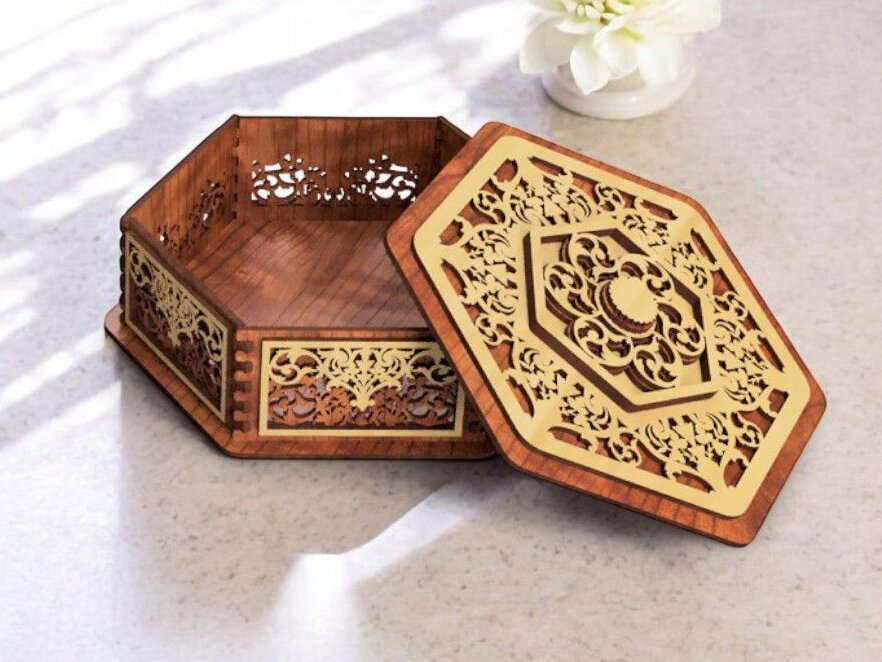 Σετ των 3 Intra απο ξύλο plywood 3mm-4mm πάχος – Ξύλινο κουτί έξι όψεων 4mm 30x35 cm INTRAVECTRY-MY560064