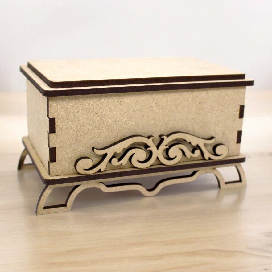 Σετ των 2 Intra απο ξύλο plywood 3mm-4mm πάχος – Λεπτό ξύλινο κουτί με βάση 35x40 cm INTRAVECTRY-MY554130