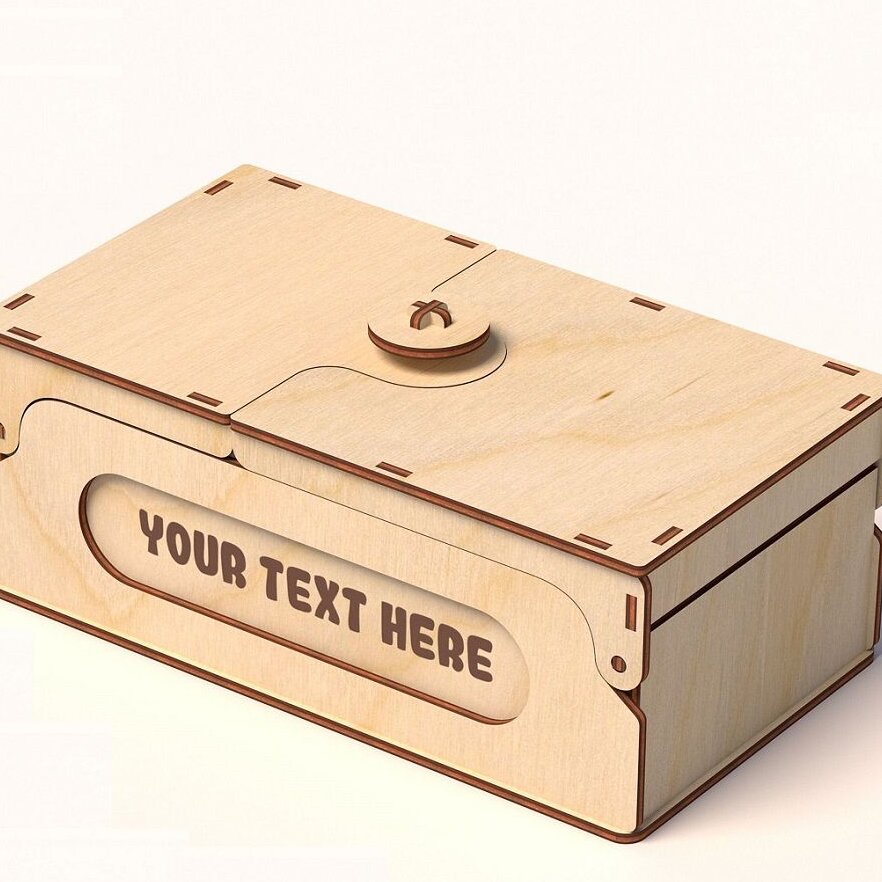 Σετ των 3 Intra απο ξύλο plywood 3mm-4mm πάχος – Ανοιχτό ξύλινο κουτί δύο πλευρών 30x30 cm INTRAVECTRY-MY560167