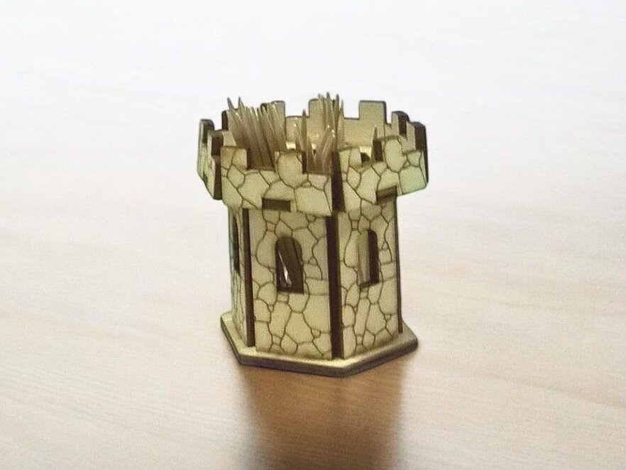 Intra απο ξύλο plywood 3mm-4mm πάχος – Κάστρο οδοντογλυφίδας 45x50 cm INTRAVECTRY-MY544550