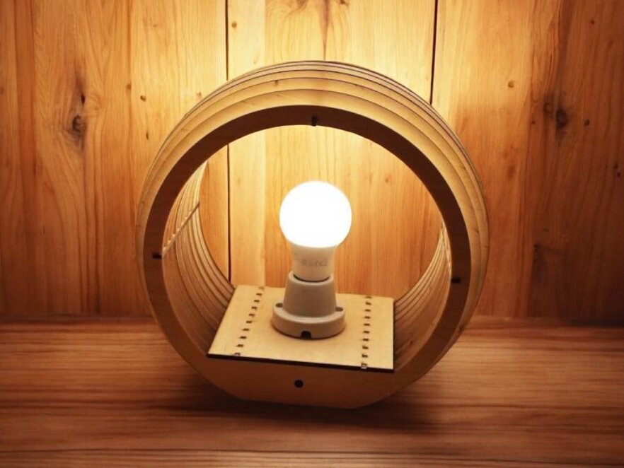 Intra απο ξύλο plywood 3mm-4mm πάχος – Μικροσκοπικό Φωτιστικό Δρυς 30x30 cm INTRAVECTRY-MY543858