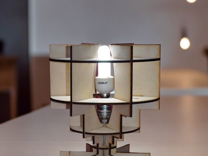 Intra απο ξύλο plywood 3mm-4mm πάχος – Φωτιστικό Lari από Ξύλινο Σχιστόλιθο 40x40 cm INTRAVECTRY-MY552155