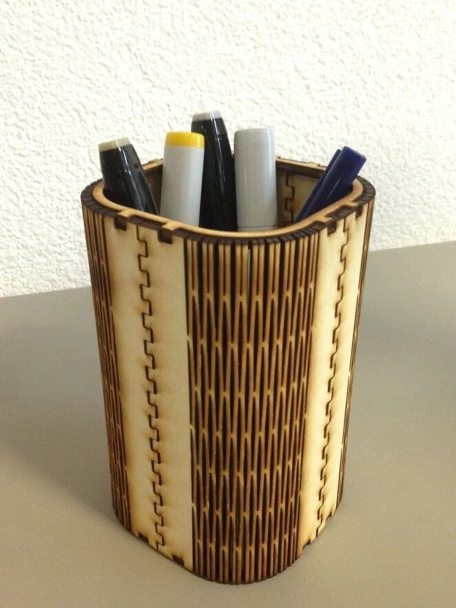 Σετ των 2 Intra απο ξύλο plywood 3mm-4mm πάχος – Ξύλινη βάση στυλό FlexiRoast 15x20 cm INTRAVECTRY-MY543798