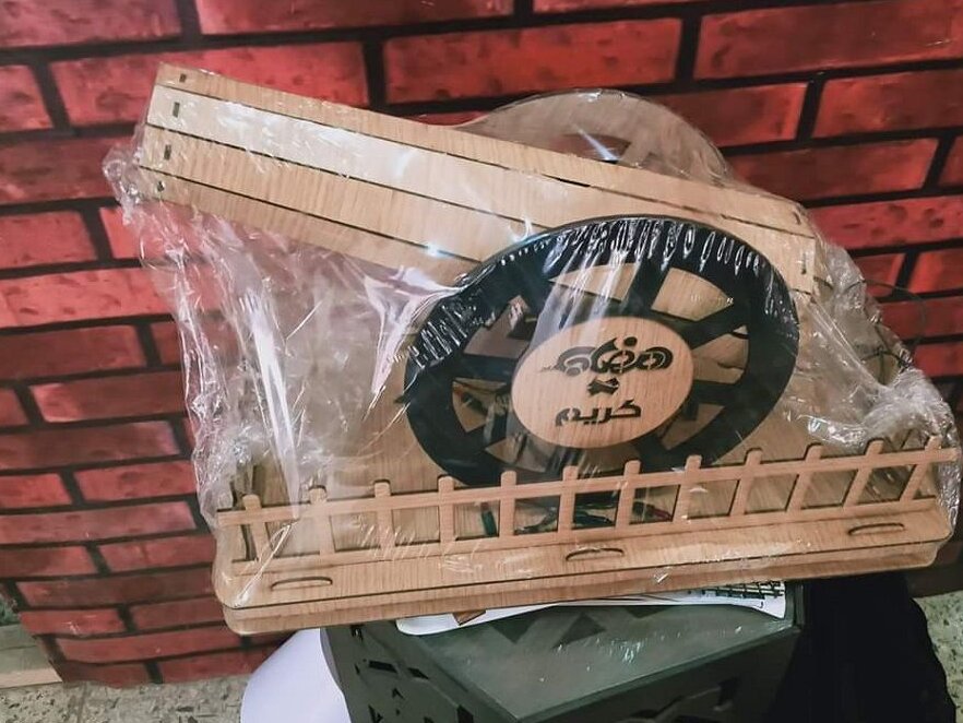 Intra απο ξύλο plywood 3mm-4mm πάχος – Ραμαζάνι κανόνι για διακόσμηση 30x35 cm INTRAVECTRY-MY544370