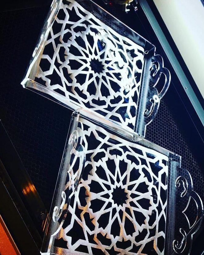 Intra απο ξύλο plywood 3mm-4mm πάχος – Ακρυλικός δίσκος με χαραγμένο ξύλο τέχνης 50x60 cm INTRAVECTRY-MY543681