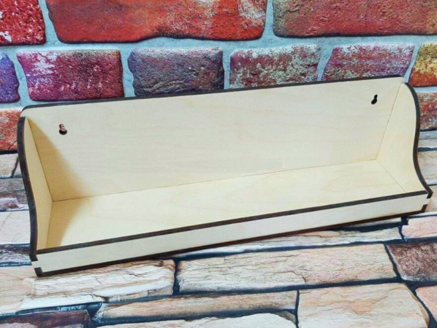 Intra απο ξύλο plywood 3mm-4mm πάχος – Ξύλινο ράφι μπαχαρικών 20x20 cm INTRAVECTRY-MY543702