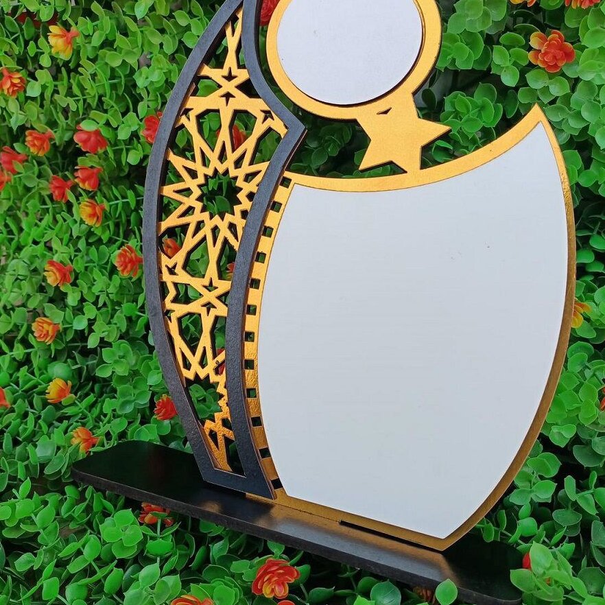 Σετ των 3 Intra απο ξύλο plywood 3mm-4mm πάχος – Αναμνηστικό Βραβείο Ξύλινης Ασπίδας 50x60 cm INTRAVECTRY-MY560184