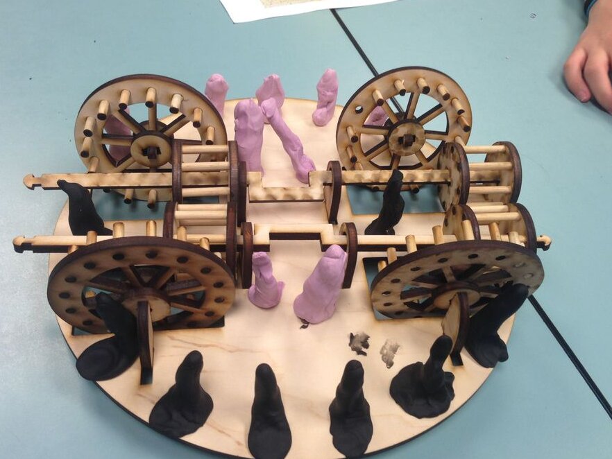 Intra απο ξύλο plywood 3mm-4mm πάχος – Ξύλινο μοντέλο 3D Tank Da Vinci 45x50 cm INTRAVECTRY-MY543918