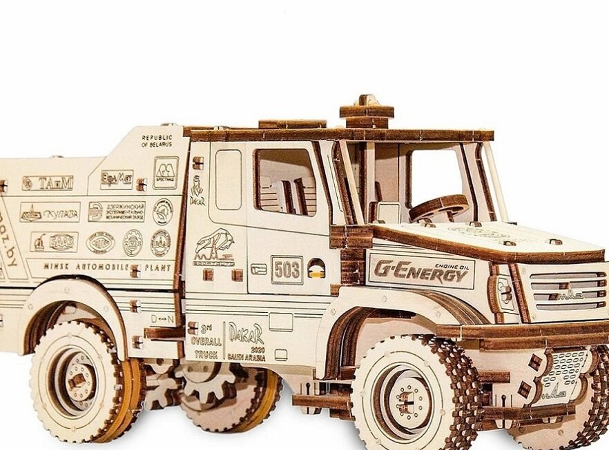 Intra απο ξύλο plywood 3mm-4mm πάχος – Κιτ Κατασκευής Sport Truck Maz 6440RR 40x40 cm INTRAVECTRY-MY547006