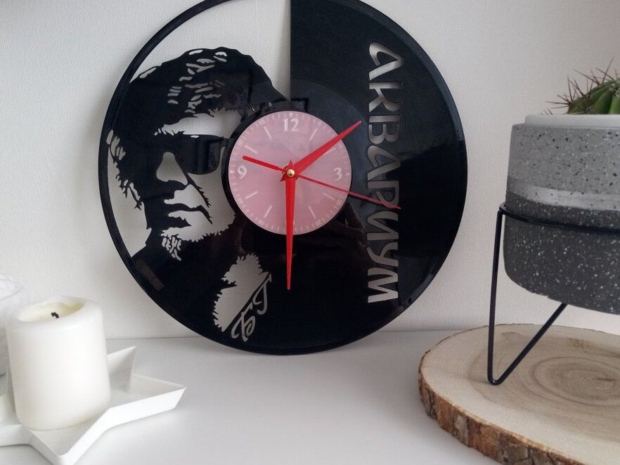 Intra απο ξύλο plywood 3mm-4mm πάχος – ξύλο ρολογιού τοίχου βινυλίου ροκ συγκροτήματος Aquarium Аквариум 45x50 cm INTRAVECTRY-MY560923