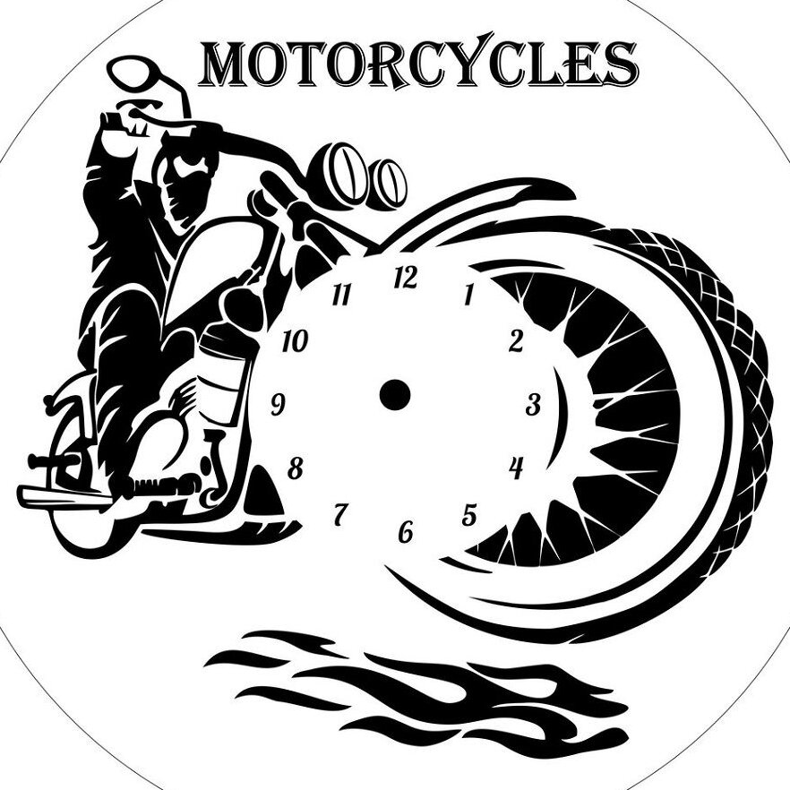 Intra απο ξύλο plywood 3mm-4mm πάχος – ξύλο ρολογιού τοίχου μοτοσυκλέτας 40x45 cm INTRAVECTRY-MY554372