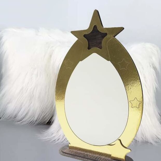 Σετ των 3 Intra απο ξύλο plywood 3mm-4mm πάχος – ξύλο CDR DXF Trophy Award Star Performance 30x30 cm INTRAVECTRY-MY559405