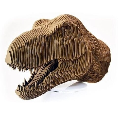 Intra απο ξύλο plywood 3mm-4mm πάχος – T Rex Dino Head Layered Model File 35x40 cm INTRAVECTRY-MY544246