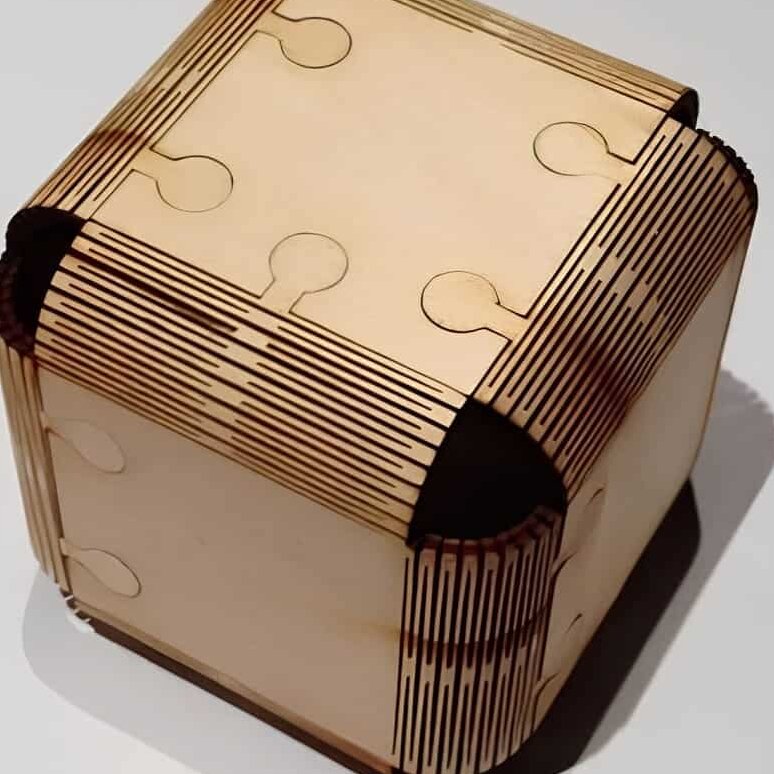 Intra απο ξύλο plywood 3mm-4mm πάχος – Πτυσσόμενος κύβος από κόντρα πλακέ με λίμα ζωντανού μεντεσέ 45x50 cm INTRAVECTRY-MY561264