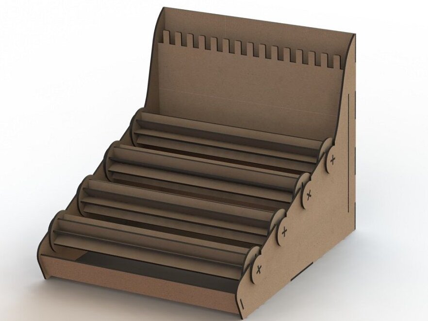 Σετ των 2 Intra απο ξύλο plywood 3mm-4mm πάχος – Οργάνωση κοσμημάτων με βραχιόλια 25x30 cm INTRAVECTRY-MY553036