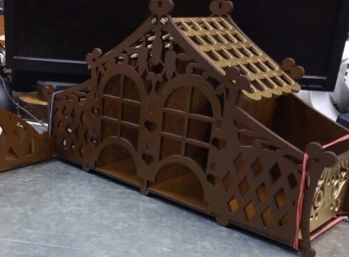 Intra απο ξύλο plywood 3mm-4mm πάχος – Αντίκα Ξύλινο Τσαγιού 45x50 cm INTRAVECTRY-MY544572