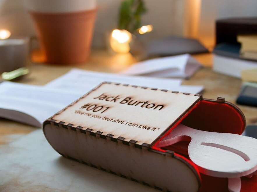 Intra απο ξύλο plywood 3mm-4mm πάχος – Φορητό κάλυμμα γυαλιών ματιών 25x30 cm INTRAVECTRY-MY545984