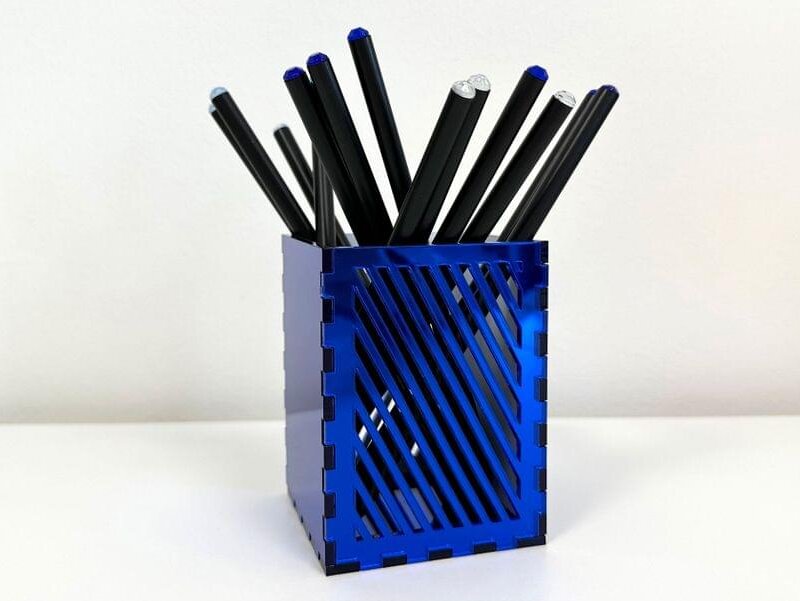 Σετ των 2 Intra απο ξύλο plywood 3mm-4mm πάχος – Τετράγωνο μολύβι 10x10 cm INTRAVECTRY-MY558410