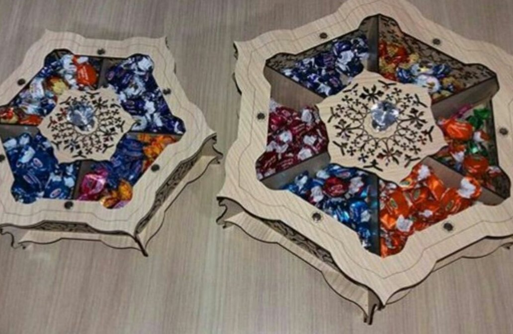 Intra απο ξύλο plywood 3mm-4mm πάχος – Διακοσμητικό Ξύλινο Κουτί δώρου 35x40 cm INTRAVECTRY-MY544803