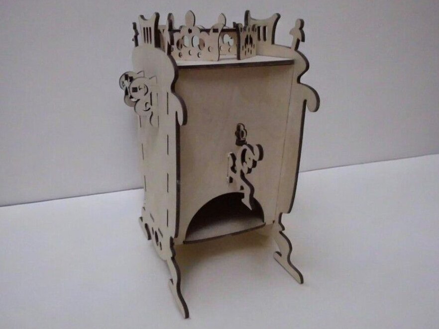 Intra απο ξύλο plywood 3mm-4mm πάχος – Samovar Tea Bag House 40x40 cm INTRAVECTRY-MY551961