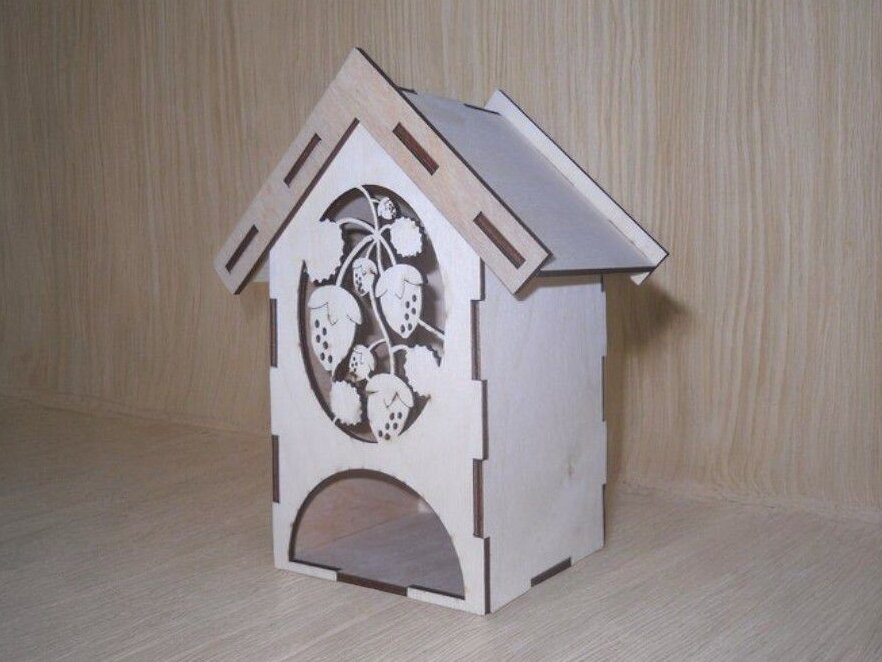 Intra απο ξύλο plywood 3mm-4mm πάχος – Caddy αποθήκευσης τσαγιού σπιτιού 50x60 cm INTRAVECTRY-MY544814