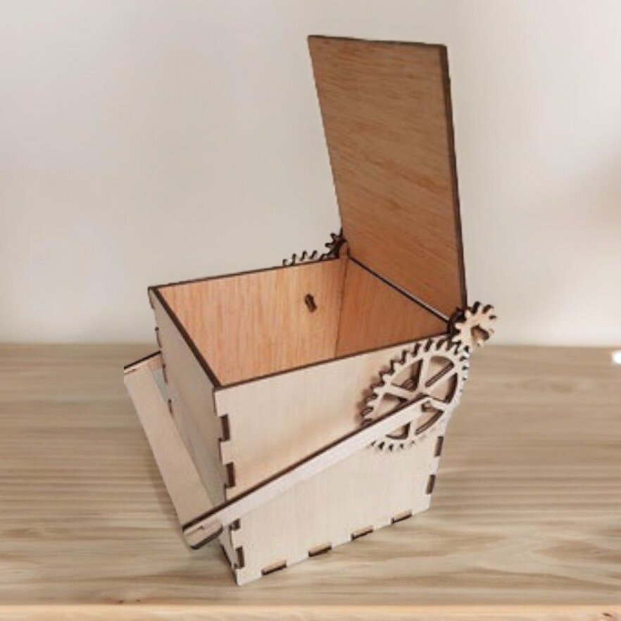 Intra απο ξύλο plywood 3mm-4mm πάχος – Ξύλινο μηχανικό κιβώτιο ταχυτήτων 12x15 cm INTRAVECTRY-MY552185