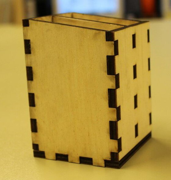 Σετ των 2 Intra απο ξύλο plywood 3mm-4mm πάχος – ξύλο μολυβιού Organizer Cup for Countertop Desk File 35x40 cm INTRAVECTRY-MY558409