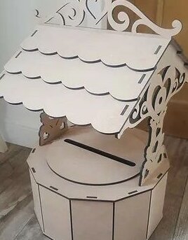 Intra απο ξύλο plywood 3mm-4mm πάχος – ξύλο Ξύλινο κιβώτιο καρτών ευχών 40x40 cm INTRAVECTRY-MY554195