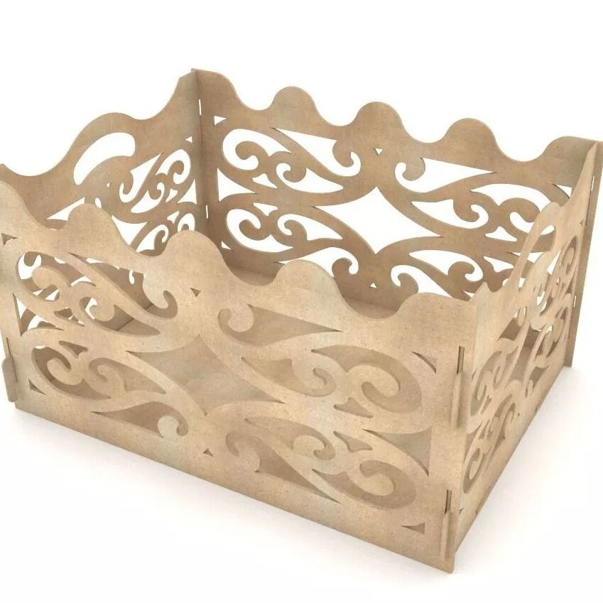 Intra απο ξύλο plywood 3mm-4mm πάχος – Ξύλινο Ξύλινο ξύλο κουτιού αποθήκευσης 12x15 cm INTRAVECTRY-MY557735