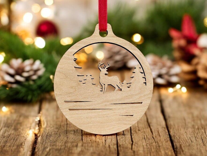 Σετ των 3 Intra απο ξύλο plywood 3mm-4mm πάχος – Στολίδι για το χριστουγεννιάτικο δέντρο της Χώρας των Θαυμάτων 45x50 cm INTRAVECTRY-MY559531