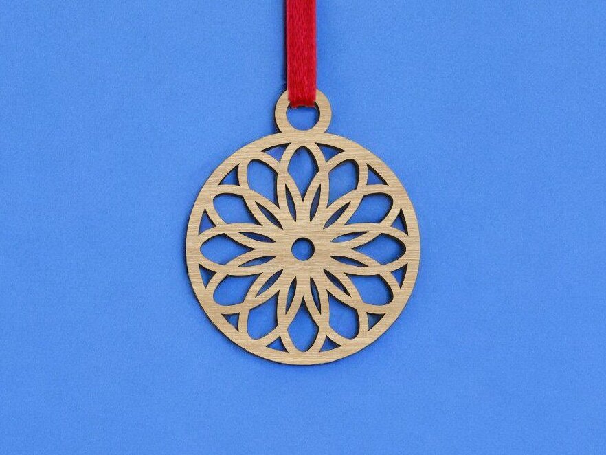 Σετ των 3 Intra απο ξύλο plywood 3mm-4mm πάχος – Κρεμαστό στολισμό χριστουγεννιάτικου δέντρου 35x40 cm INTRAVECTRY-MY559558